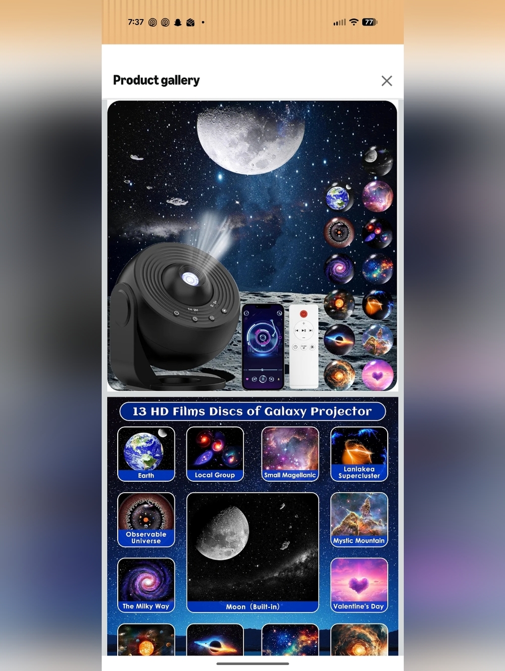 Galaxy Projector for Bedroom Pro Version